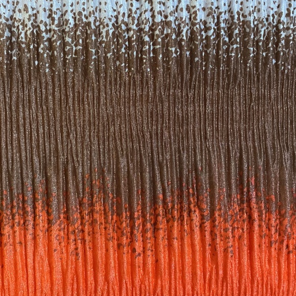 Brown and Orange Leopard Infinity Scarf Joan Rivers - Picture 5 of 8